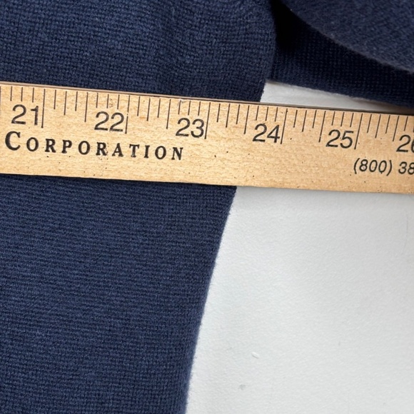 J Crew Camille Sweater Blazer Cardigan XXL Wool Navy Old Money Preppy Nautical - Picture 9 of 11